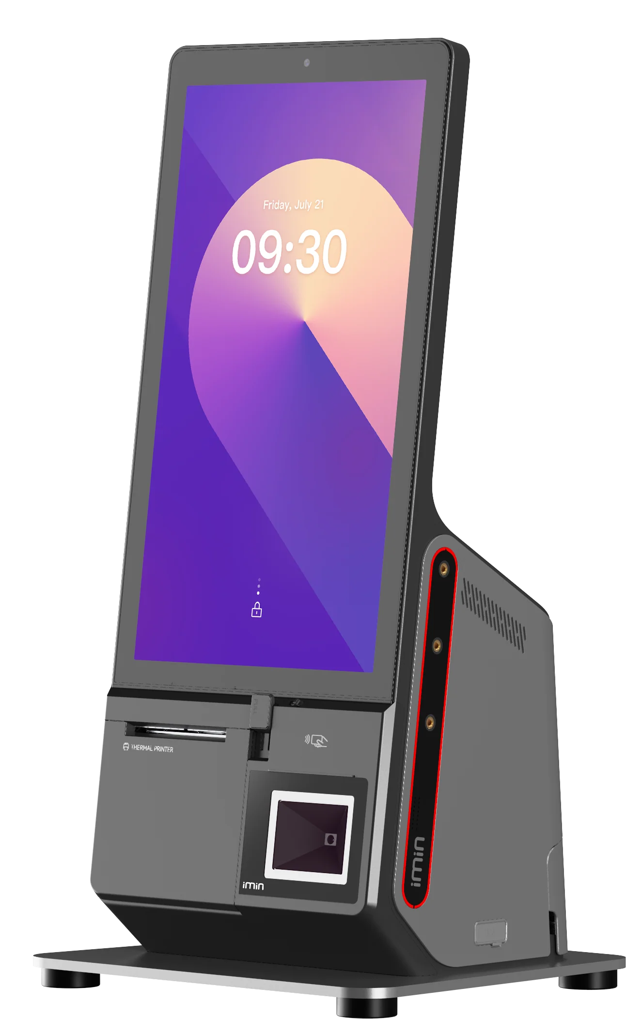 iMin Heron 1 mini self-service kiosk Android 15 15.6-inch Full HD display printer - image 4
