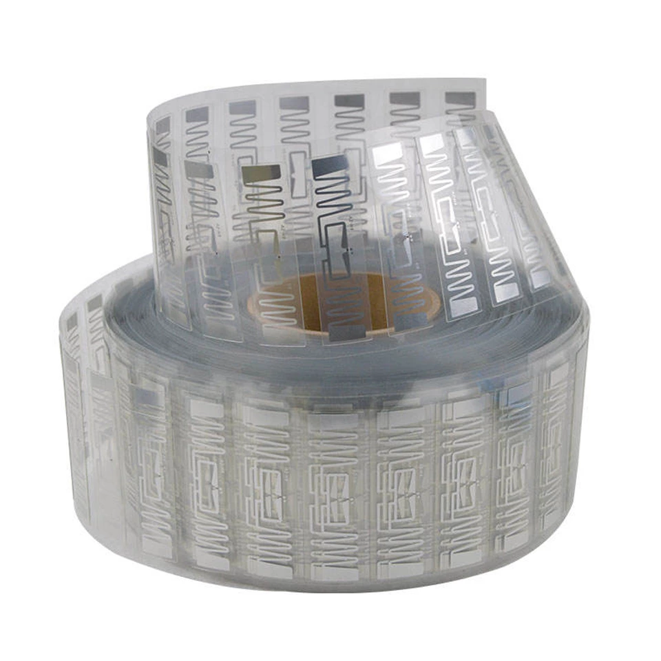 UHF RFID Wet Inlay ISO 18000-6C 860-960MHz 읽기 거리 1-7m