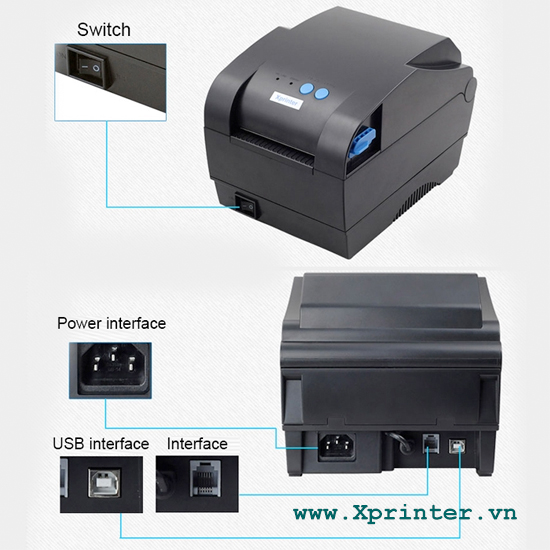 Xprinter XP-330B NEW 바코드 프린터 - 이미지 3