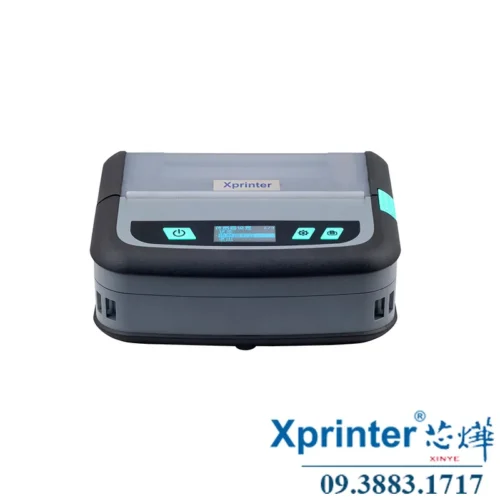 Máy in hóa đơn di động XP-P441B: sạc & in USB, màn hình LCD, 100mm/s 4