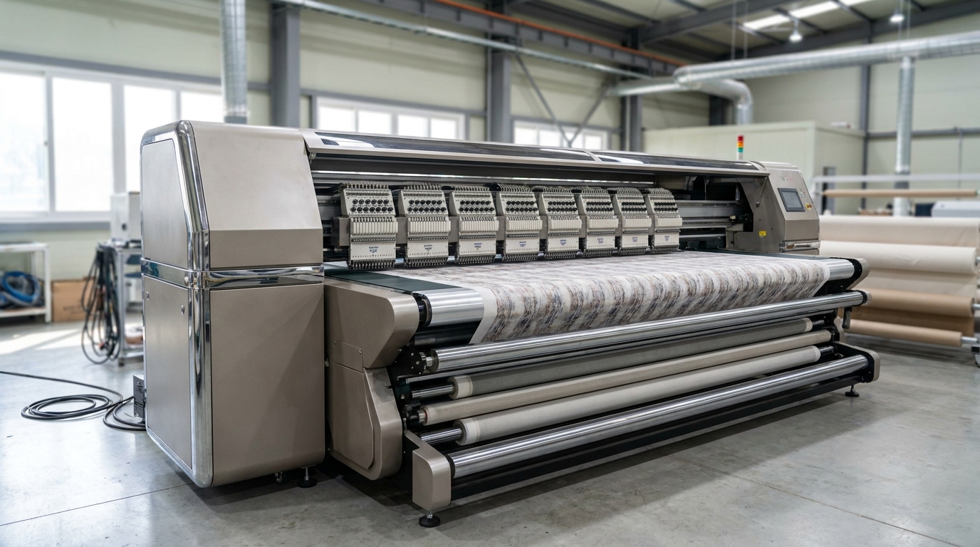 Hanin DA208S COLORS On-line Sizing — 직물 직접 인쇄 디지털 프린터, Kyocera 프린트 헤드 96개