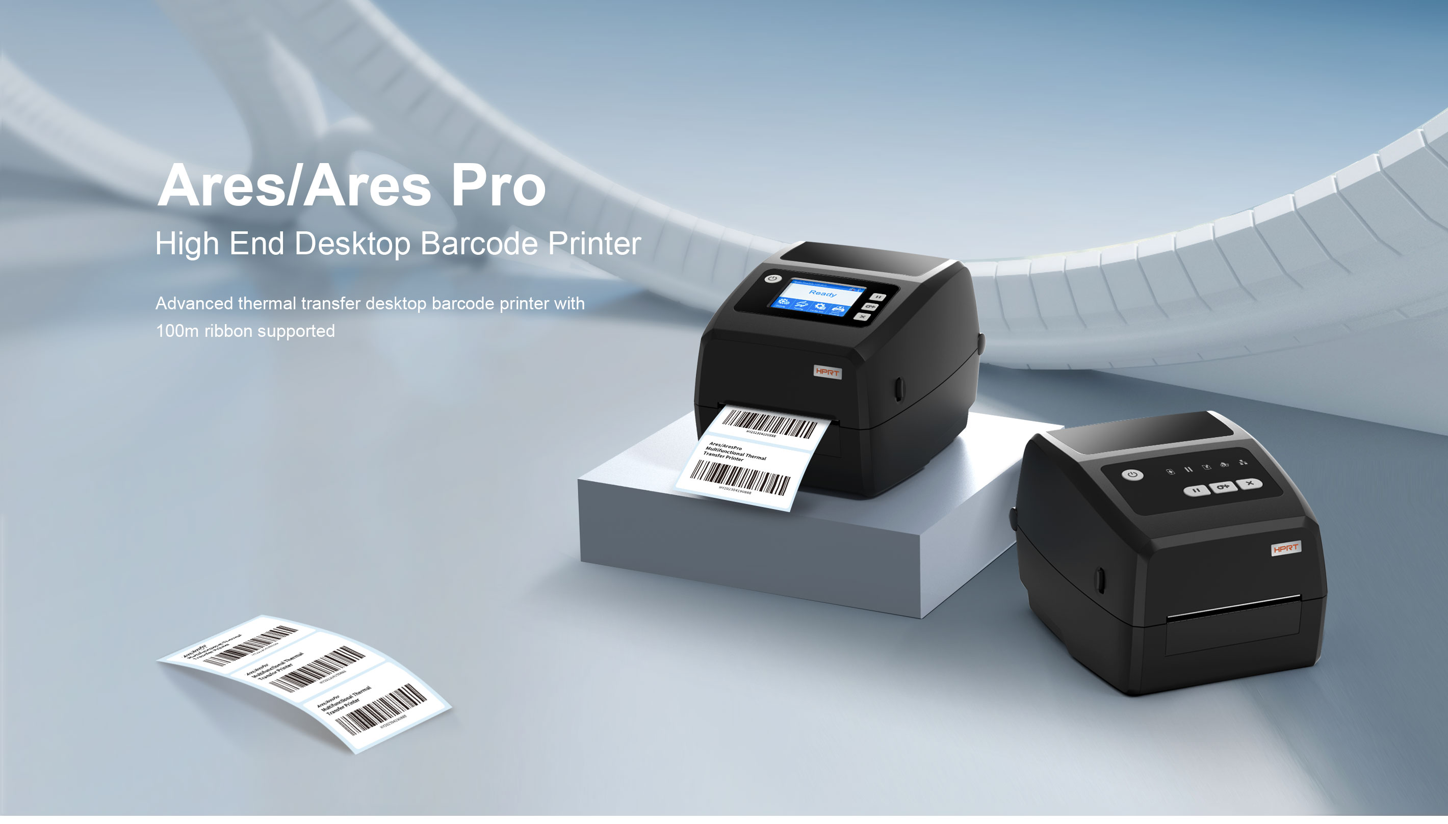 Máy in tem nhãn HPRT Ares Pro 4" Thermal Transfer 300dpi 6