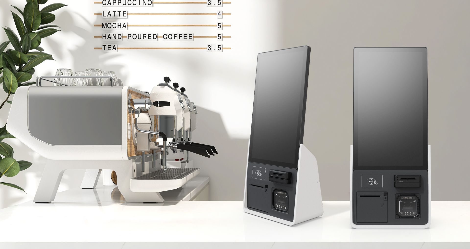 POSBANK MAZIC K-2150 Tabletop Kiosk 21.5 inch Full HD, Windows/Android
