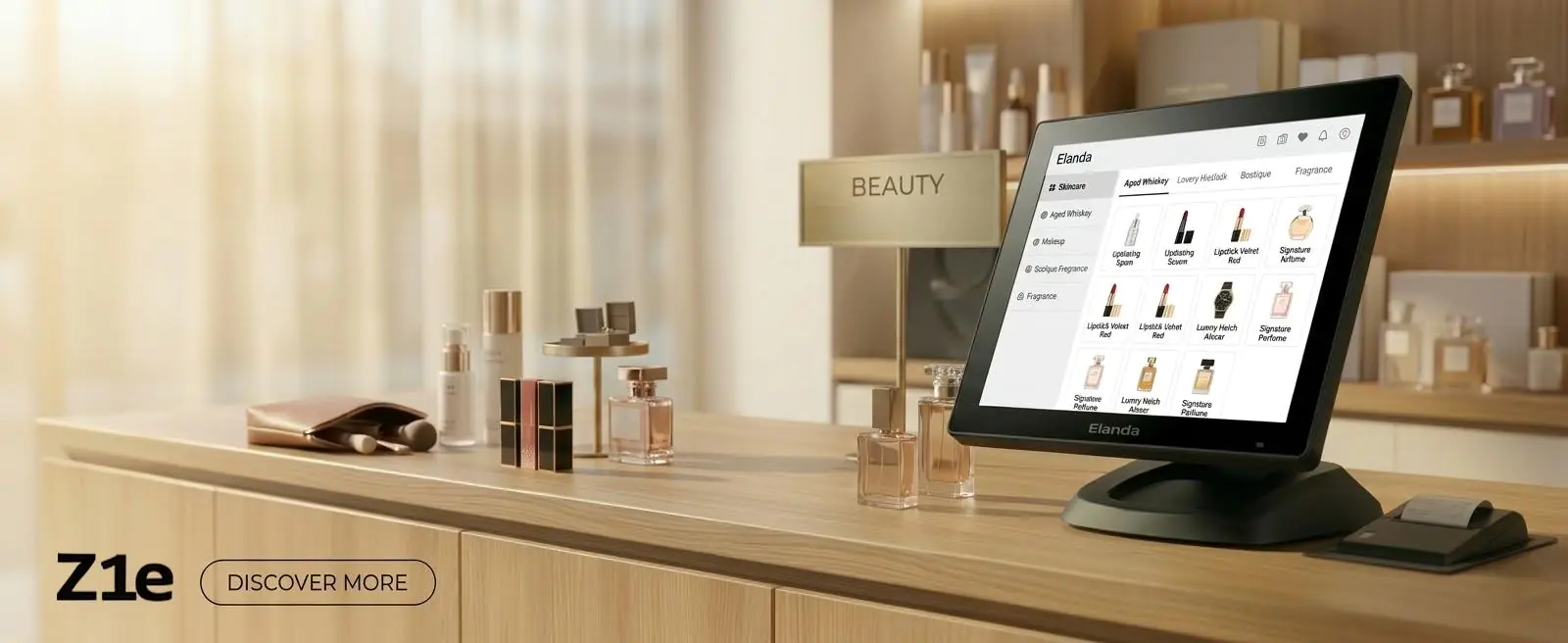 Elanda Z1e 15-inch Foldable Windows POS Terminal - image 1