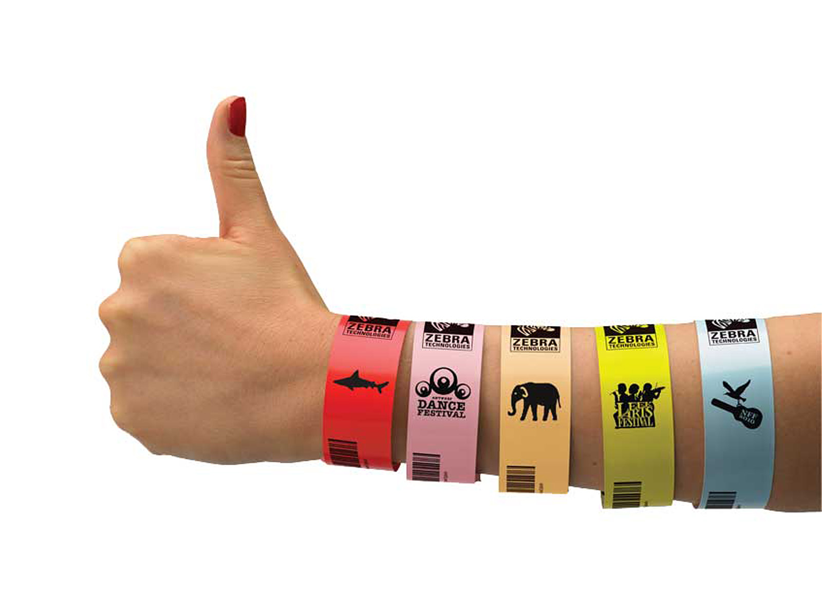 Zebra 이벤트 & 호텔 손목 밴드 (Event Wristbands)