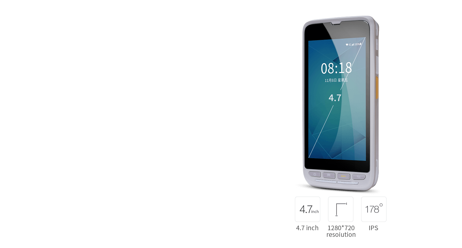 iData 55HC — Thiết bị đầu cuối y tế thông minh Android 11, IP67 - ảnh 3