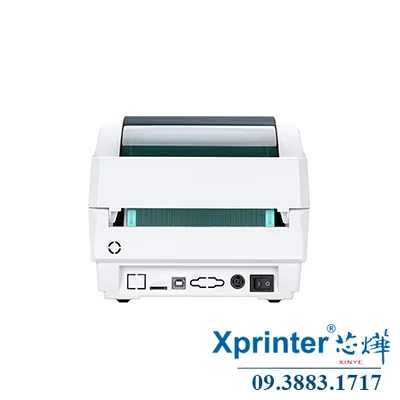 Máy in mã vạch Xprinter XP-450B: tốc độ 152mm/s, khổ in 108mm, in nhiệt trực tiếp 5