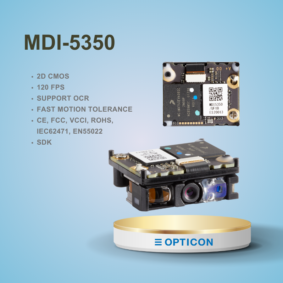 Mắt đọc mã vạch Opticon MDI-5350 – OEM Scan Engine 2D CMOS