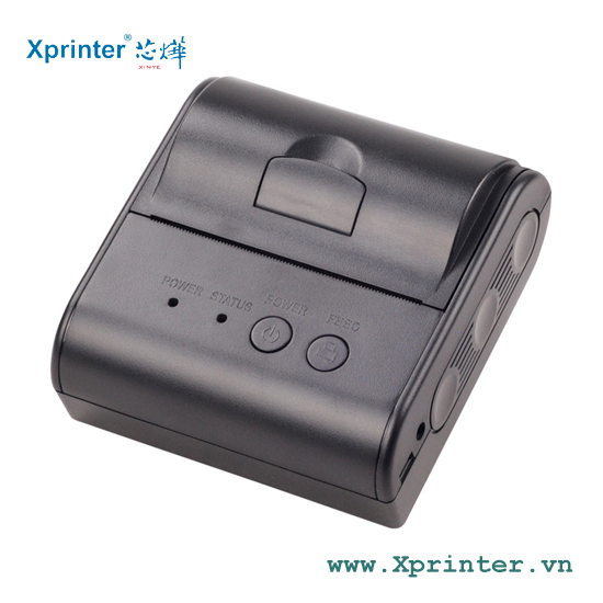 Máy in hóa đơn di động Xprinter XP-P202A: In nhãn/phiếu, màn hình HD, pin 1500mA - ảnh 1