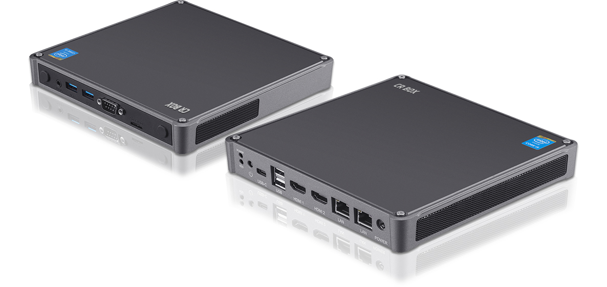 POSBANK CR BOX — 超薄 Box PC，Intel Celeron/Core，适用于 Kiosk 与 POS