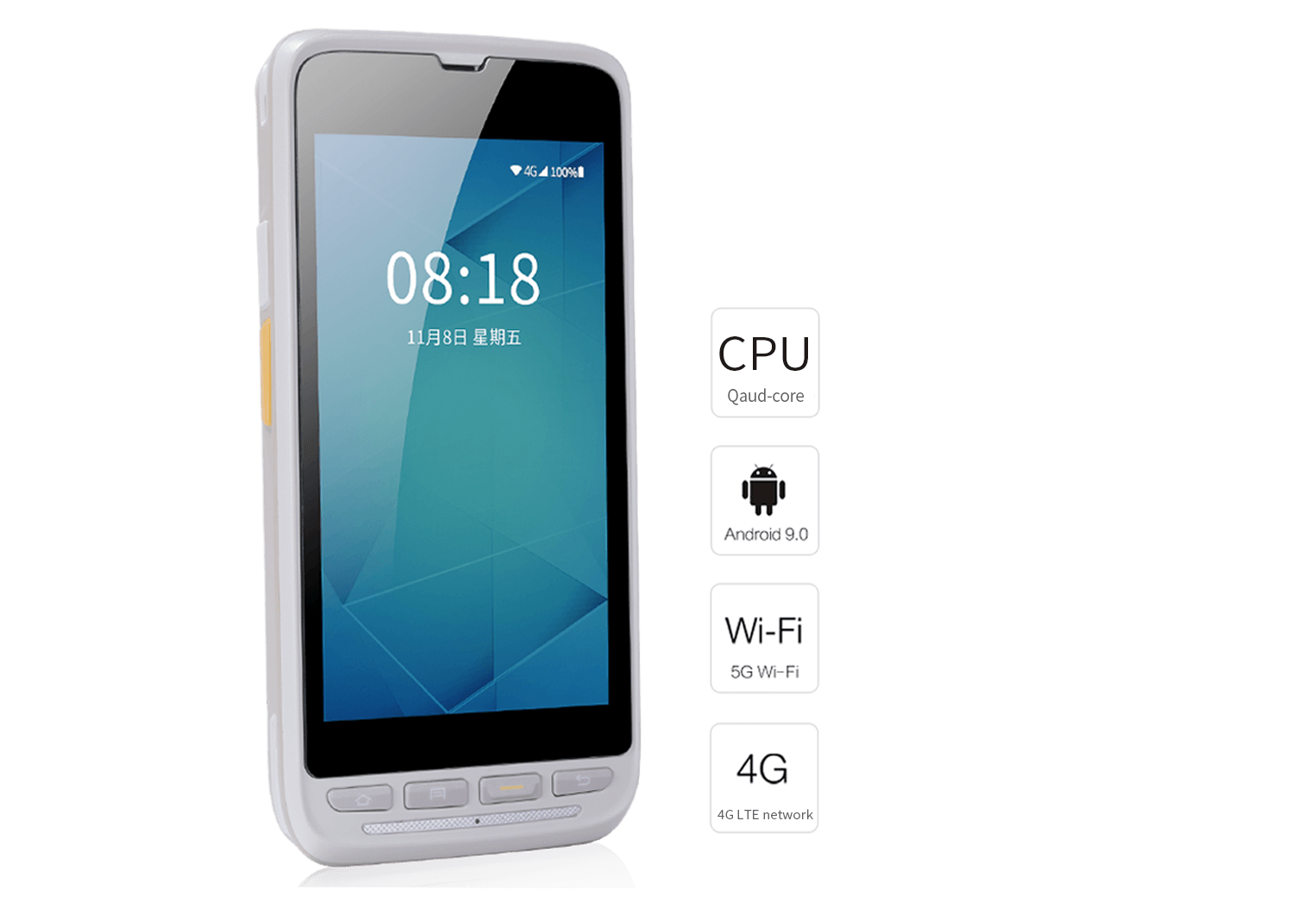 iData 55HC — Thiết bị đầu cuối y tế thông minh Android 11, IP67