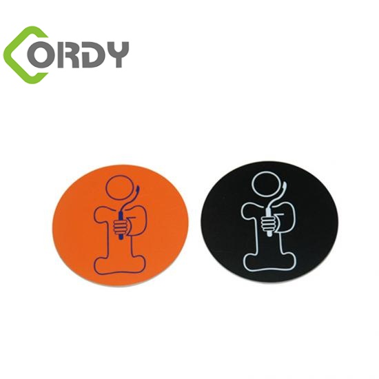 RFID PVC Disc Tag Dia13mm 비접촉식 카드