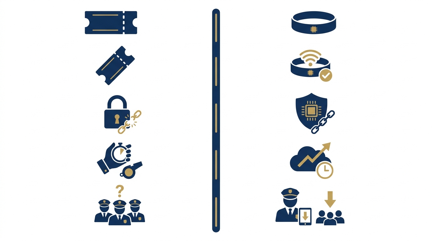 Lợi ích cụ thể của mô hình cashless so với vé giấy?