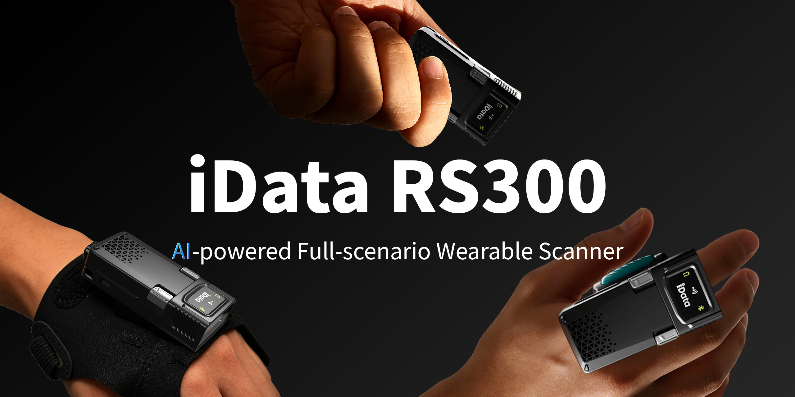 Máy quét mã vạch IData RS300 — Wearable-grade Scanner
