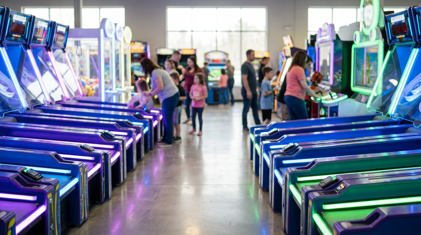 Vì sao mô hình xu/thẻ truyền thống khiến khu game arcade thất thoát doanh thu?