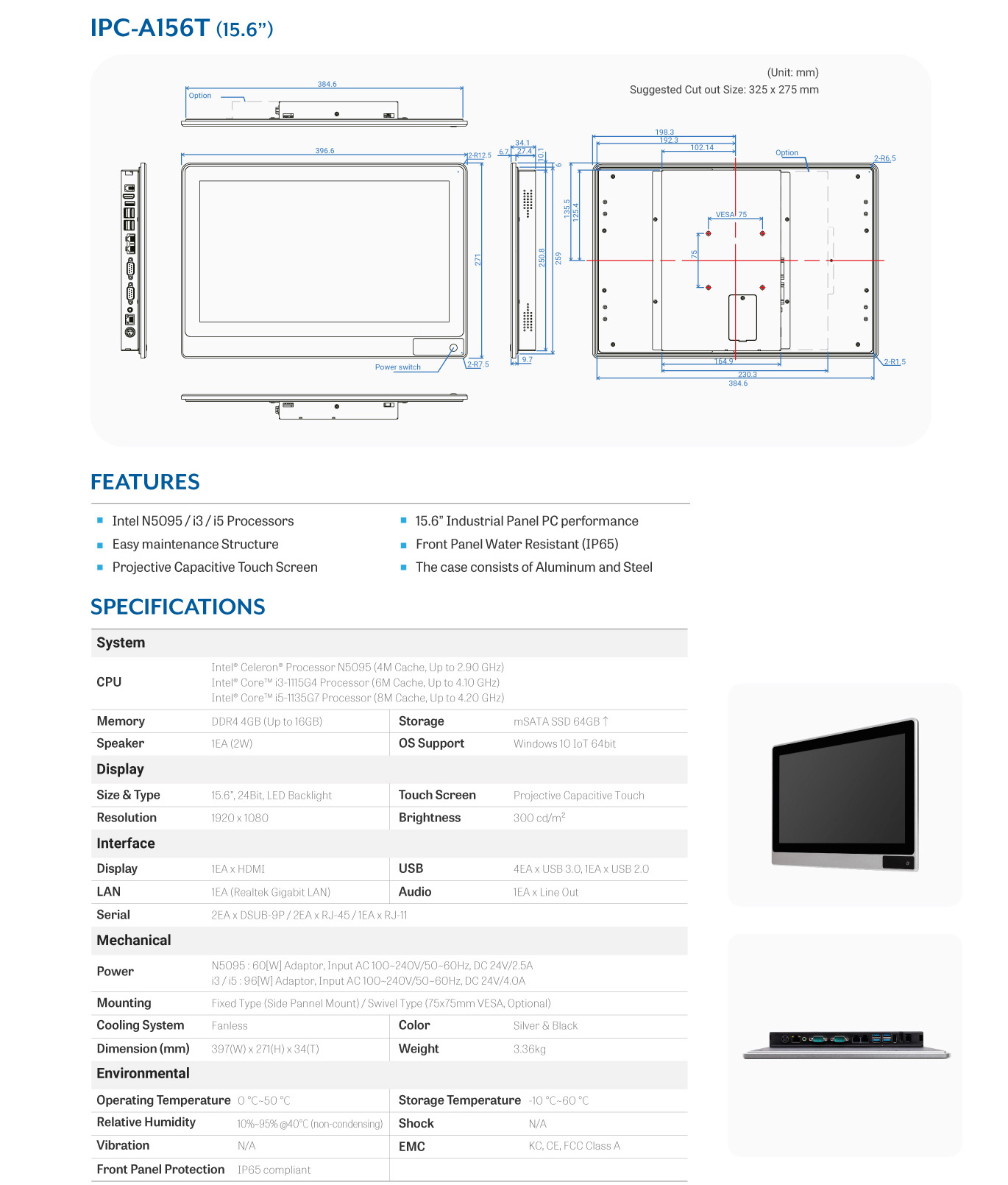 HANASIS IPC-A156T — Industrial PC - image 3