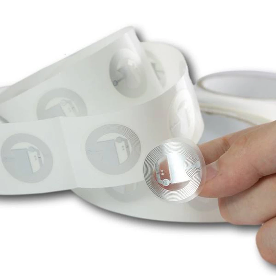 투명 원형 NFC 태그 N-TAG213 칩 - 이미지 1