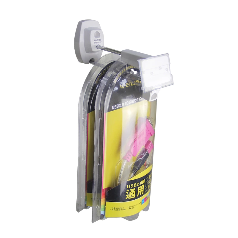 HK001 Móc khóa bảo vệ trưng bày siêu thị - Slatwall/Pegboard - ảnh 3