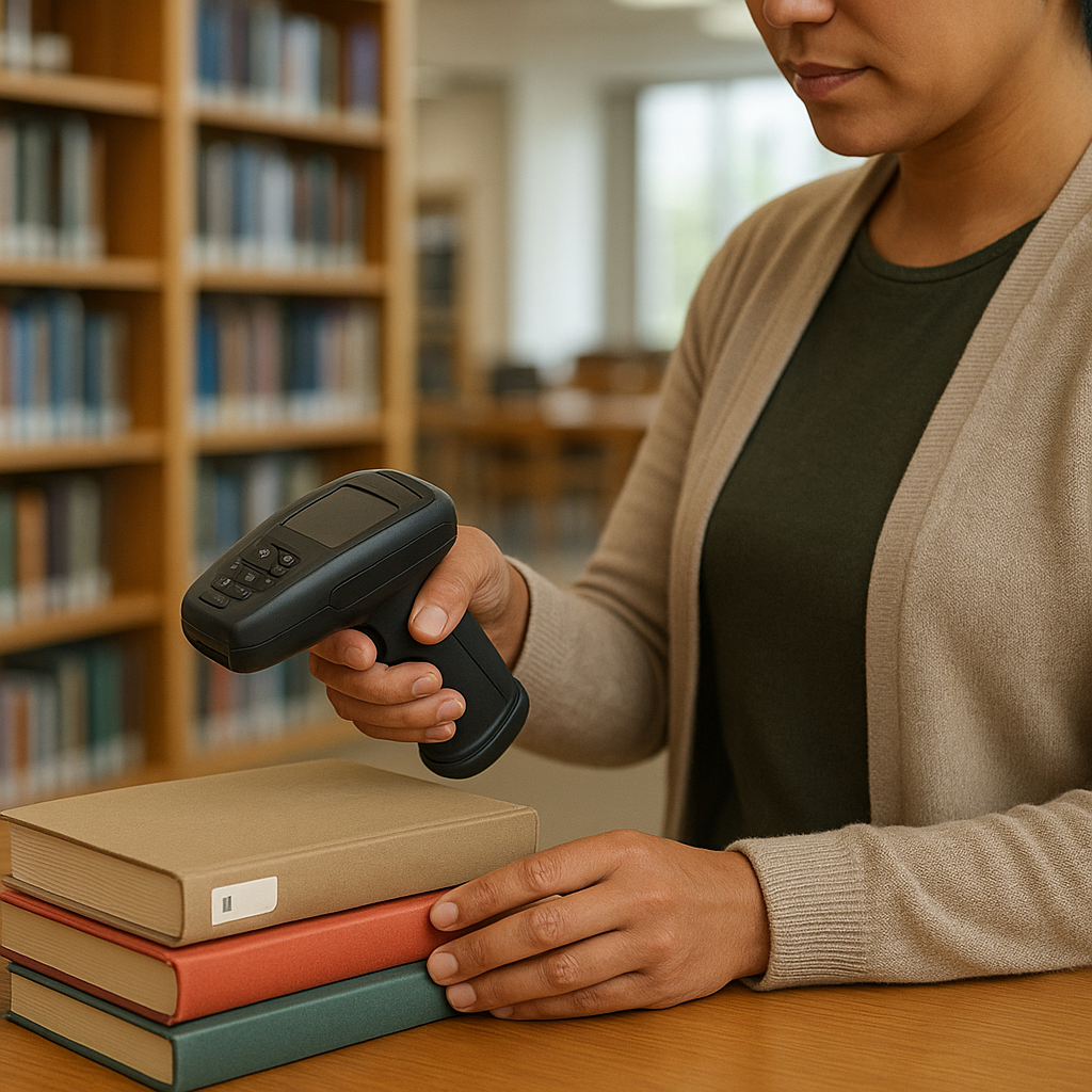 Thiết bị RFID thư viện trường học là gì?