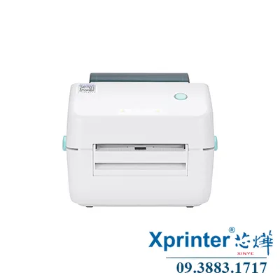 Máy in mã vạch Xprinter XP-450B: tốc độ 152mm/s, khổ in 108mm, in nhiệt trực tiếp 3