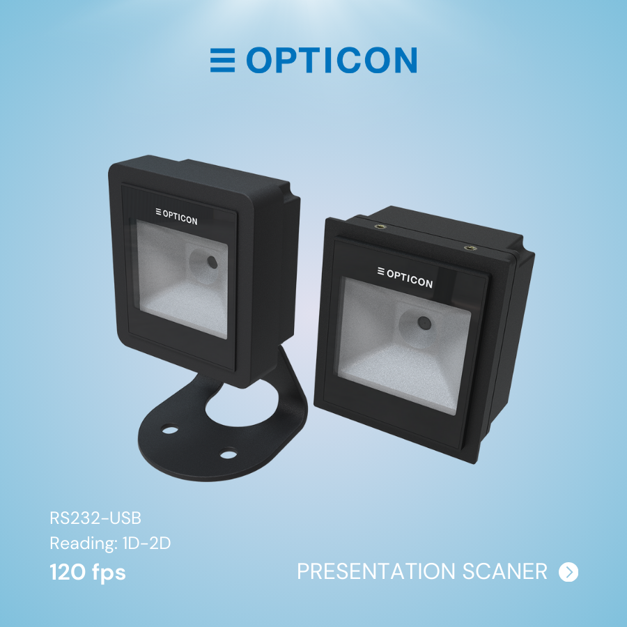 Máy đọc mã vạch Opticon P-250 1D/2D — Quét CCCD gắn chip