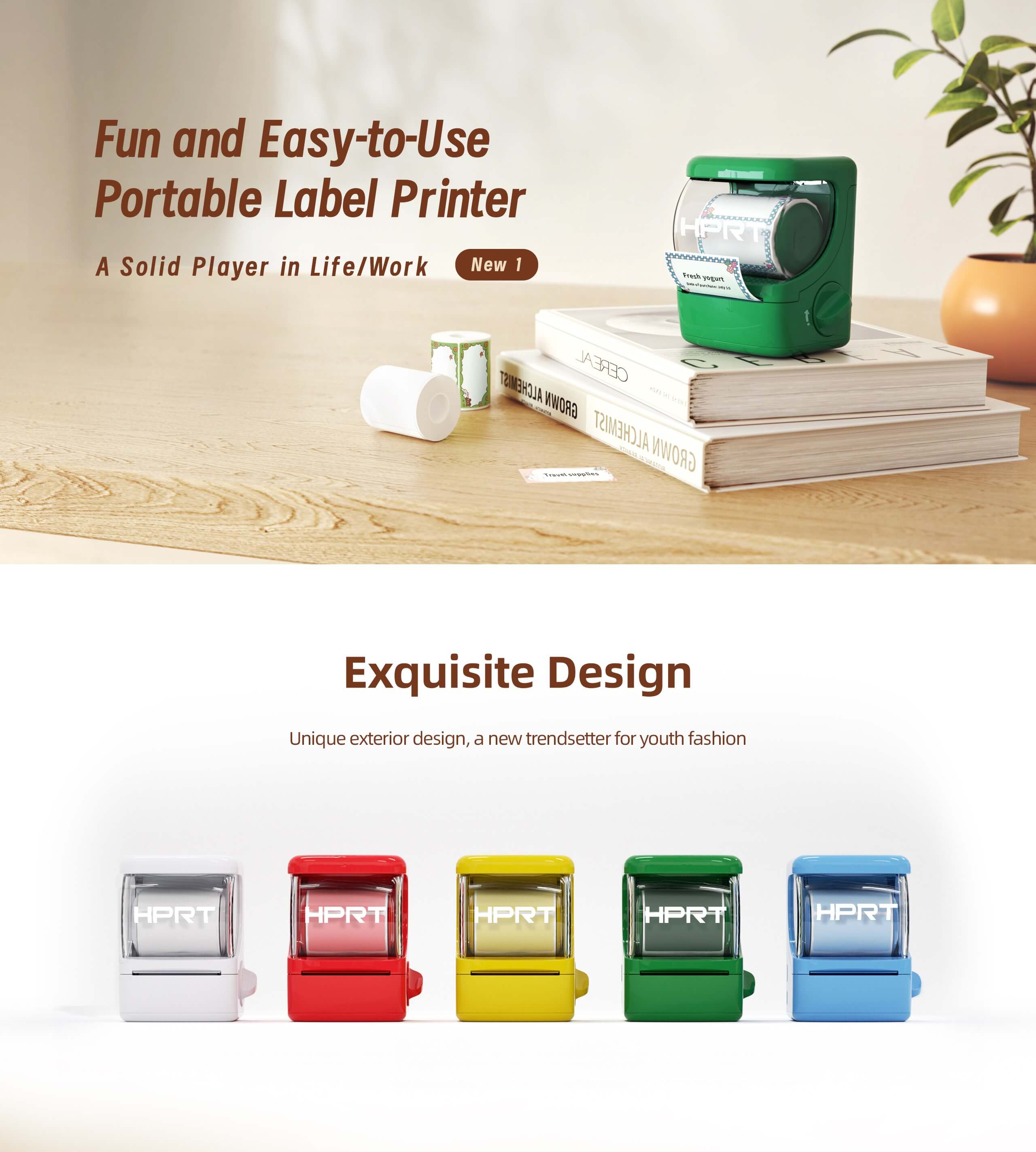 Máy in tem không mực HPRT New 1 kết nối Bluetooth - ảnh 3