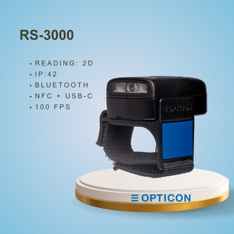 Máy quét mã vạch Bluetooth Ring Scanner Opticon RS-3000