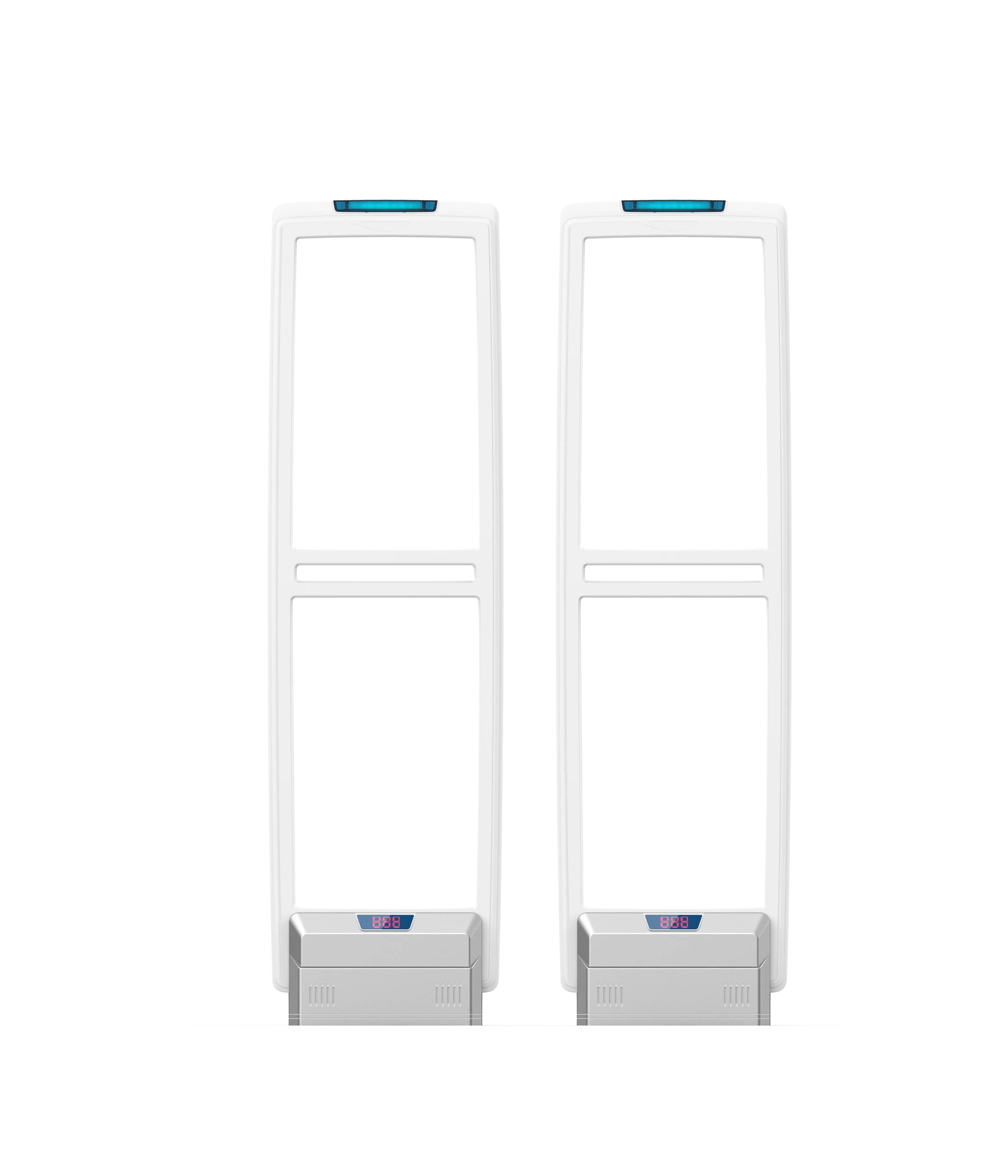 EAS ES400 58KHz Anti-Theft Gate with White ABS Housing for Supermarkets 6
