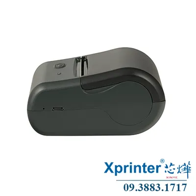 Máy in nhãn di động Xprinter XP-P204A - In nhiệt 203 DPI, Bluetooth 4