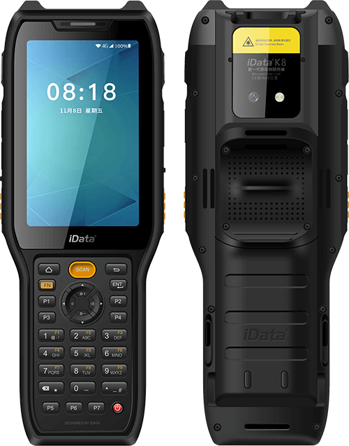 Máy PDA Android 12 iData K8 IP68 pin 6700mAh quét DPM