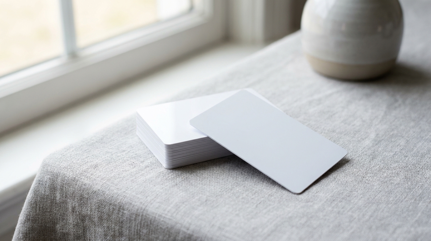 Fudan RFID Card 13.56MHz White FM11RF08 Chip Custom Printing