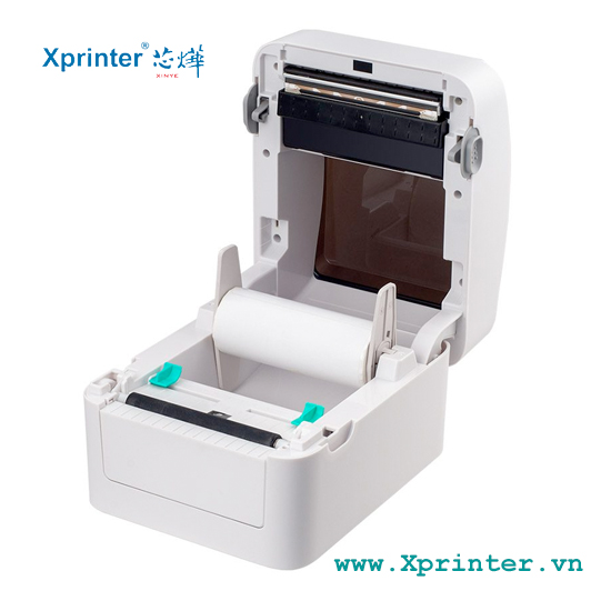 Máy in mã vạch Xprinter XP-420B tốc độ 152mm/s, in nhiệt trực tiếp 3