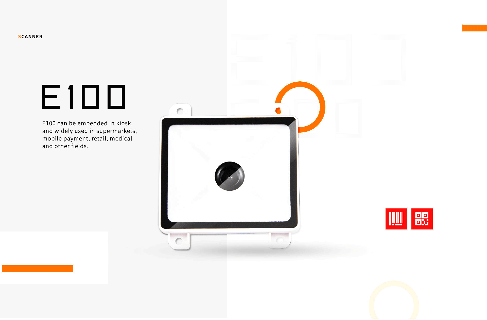Máy quét mã vạch 2D nhúng HPRT E100 - ảnh 3