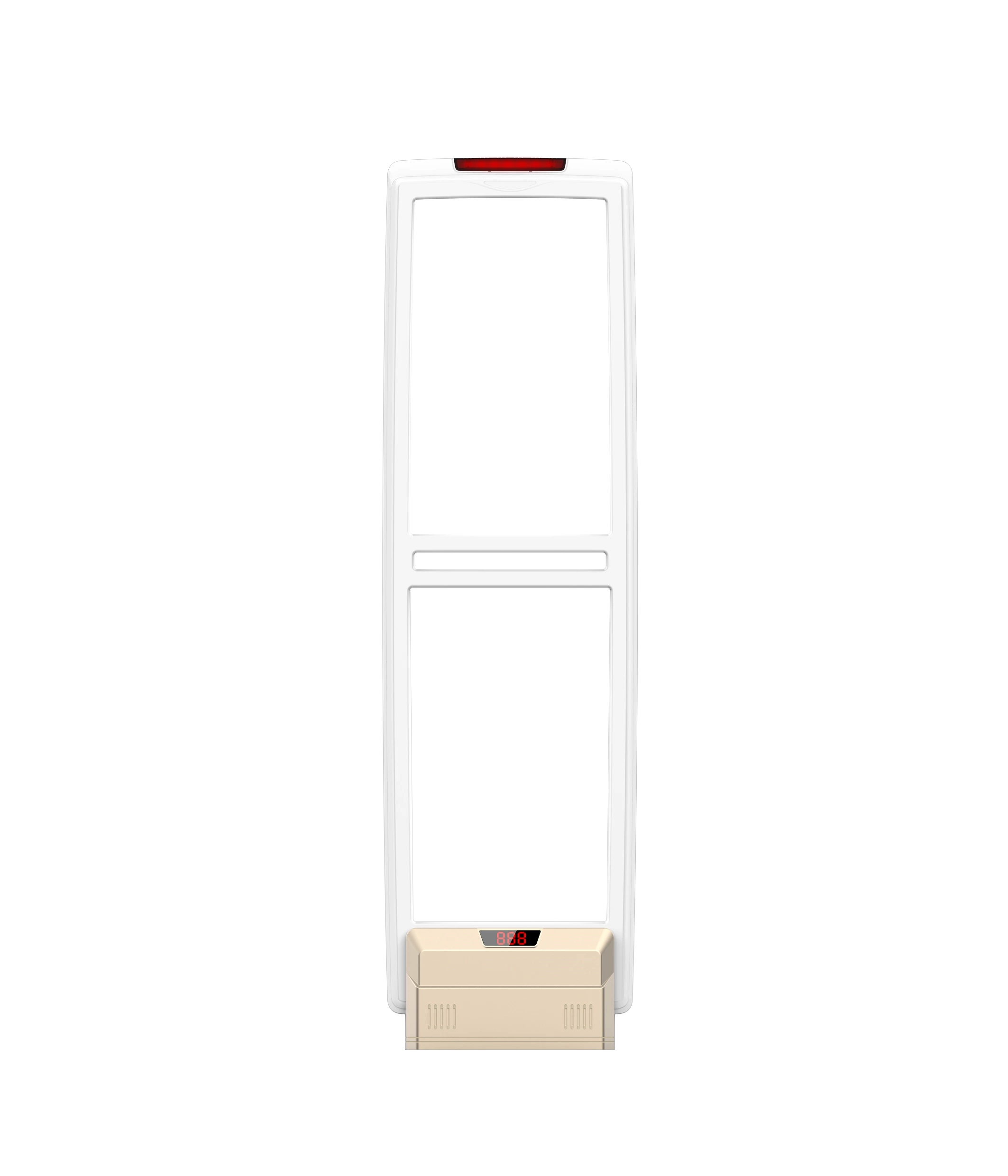 EAS ES400 58KHz Anti-Theft Gate with White ABS Housing for Supermarkets - image 1