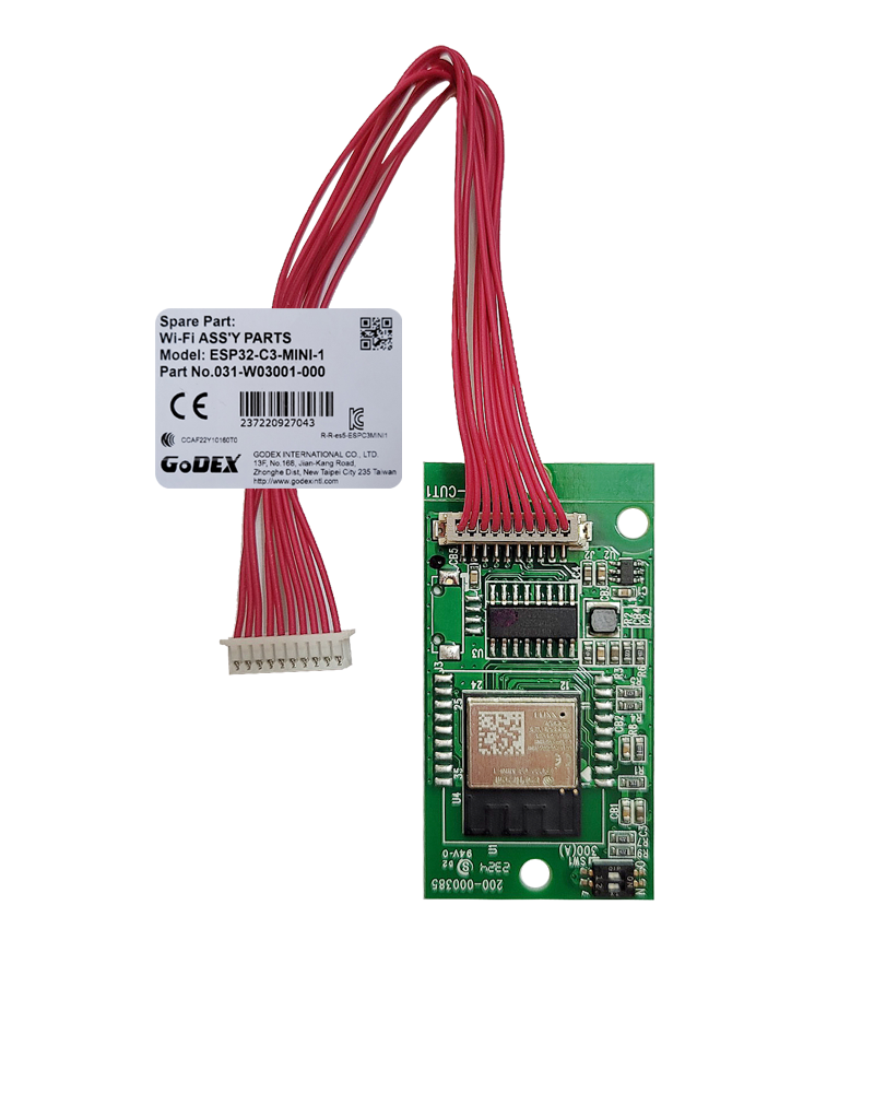 Godex ZX430i+ WiFi 모듈 — Godex ZX430i+ 라벨 프린터용 무선 연결 액세서리