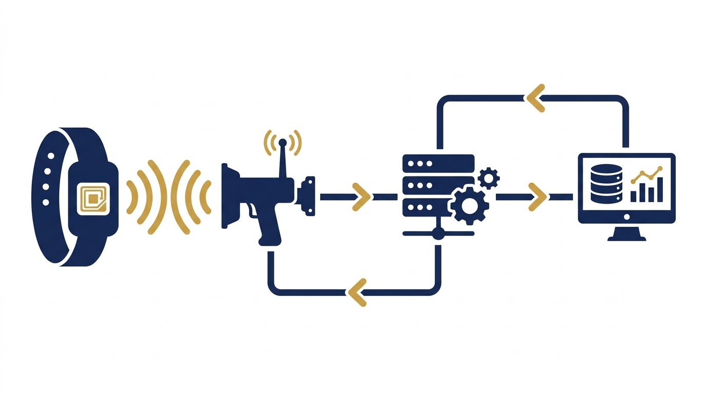 Vòng tay RFID chống nước công viên nước hoạt động theo nguyên lý nào?