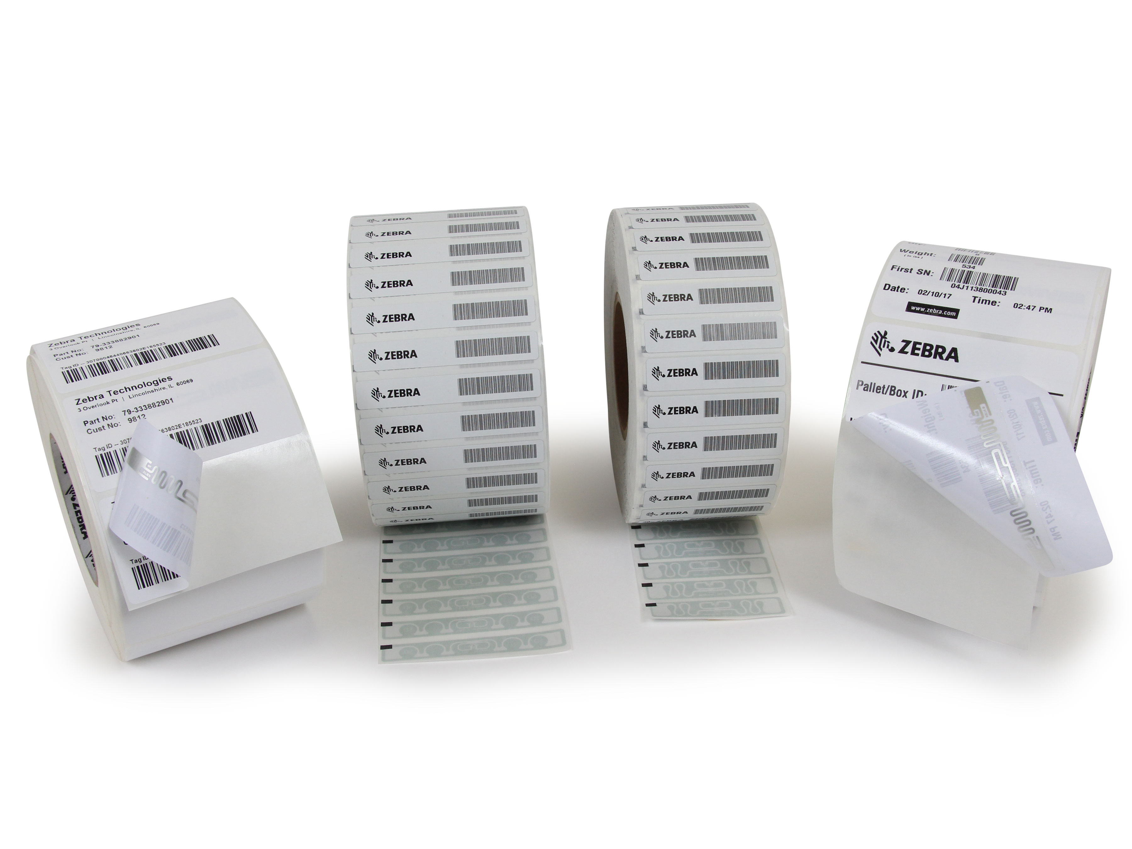 Zebra RFID Labels and Tags — Wide Range of Sizes and Materials