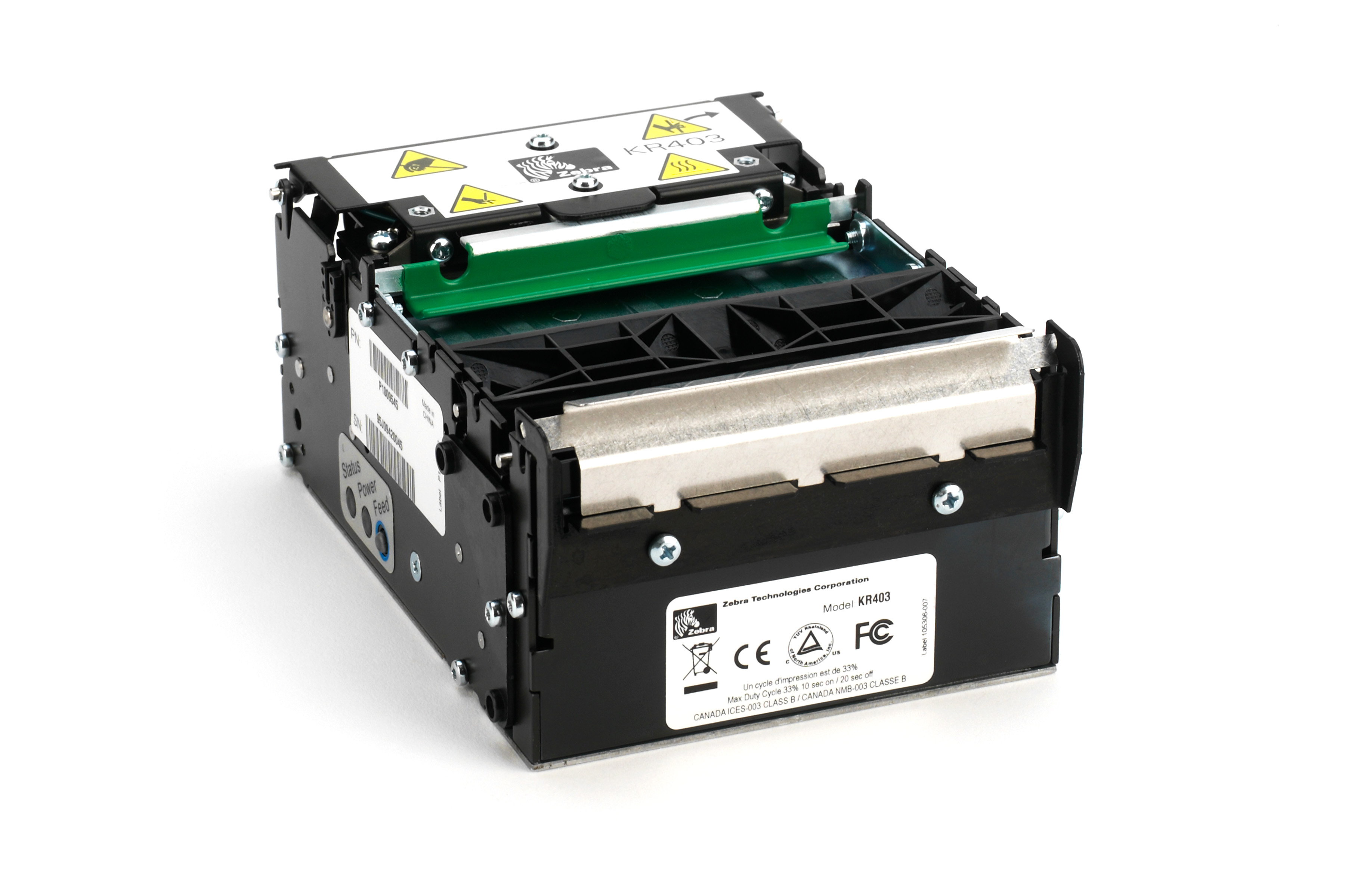 Media Guide and Snap Plate for Zebra Printers 3
