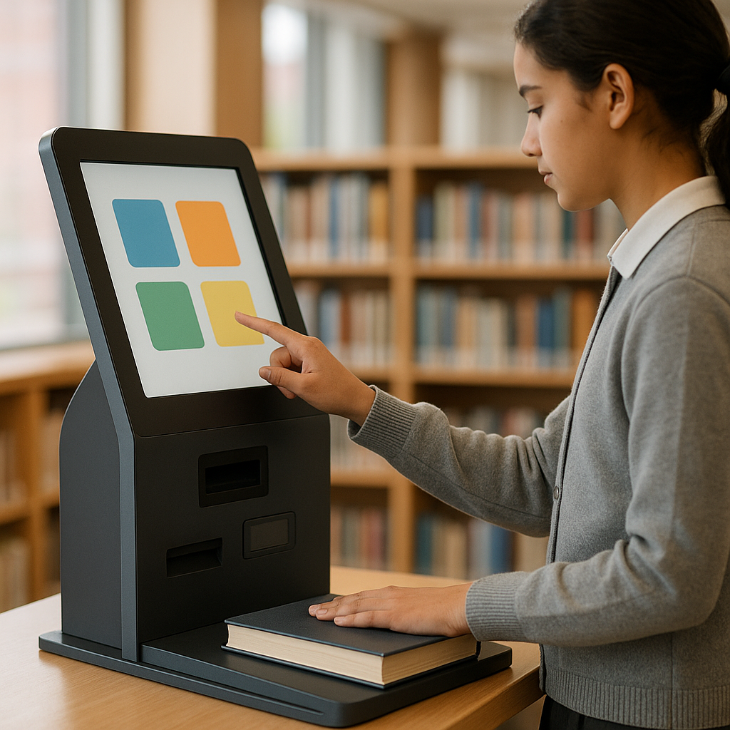 Kiosk tự mượn trả sách là gì?