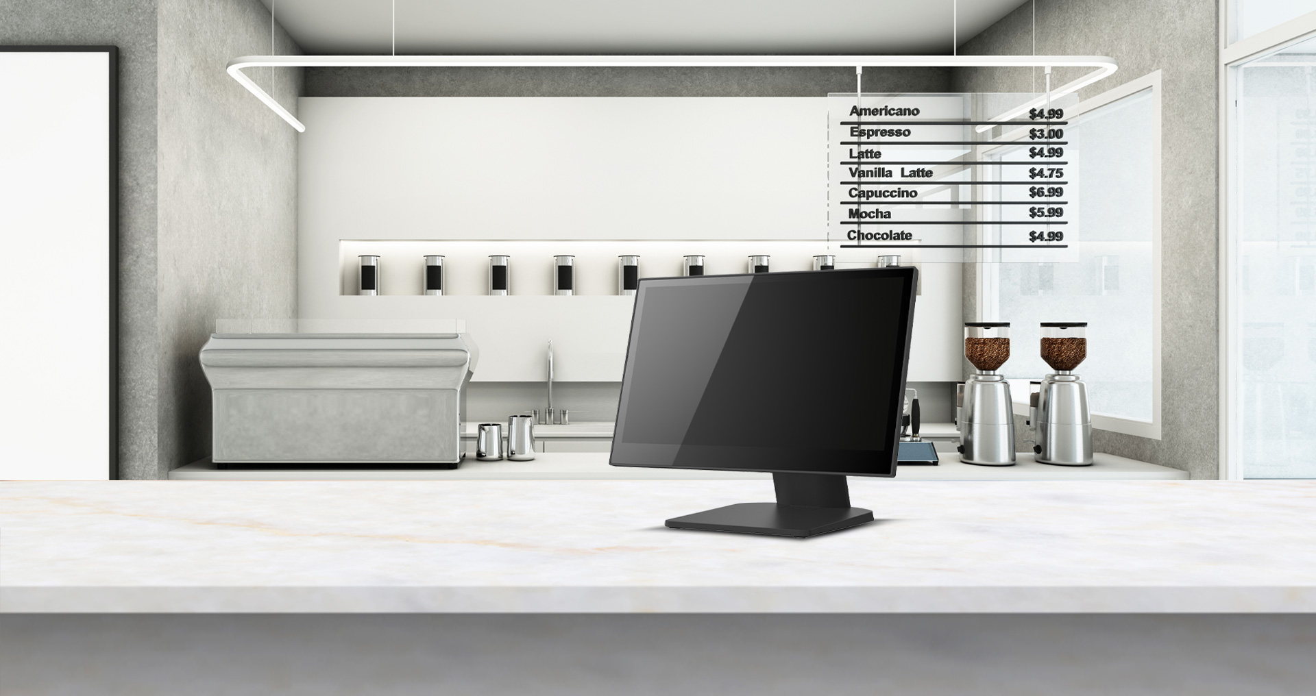 POSBANK APEXA CORE 1560 一体式 POS 机 15.6" FHD，Intel 第11/12/13代