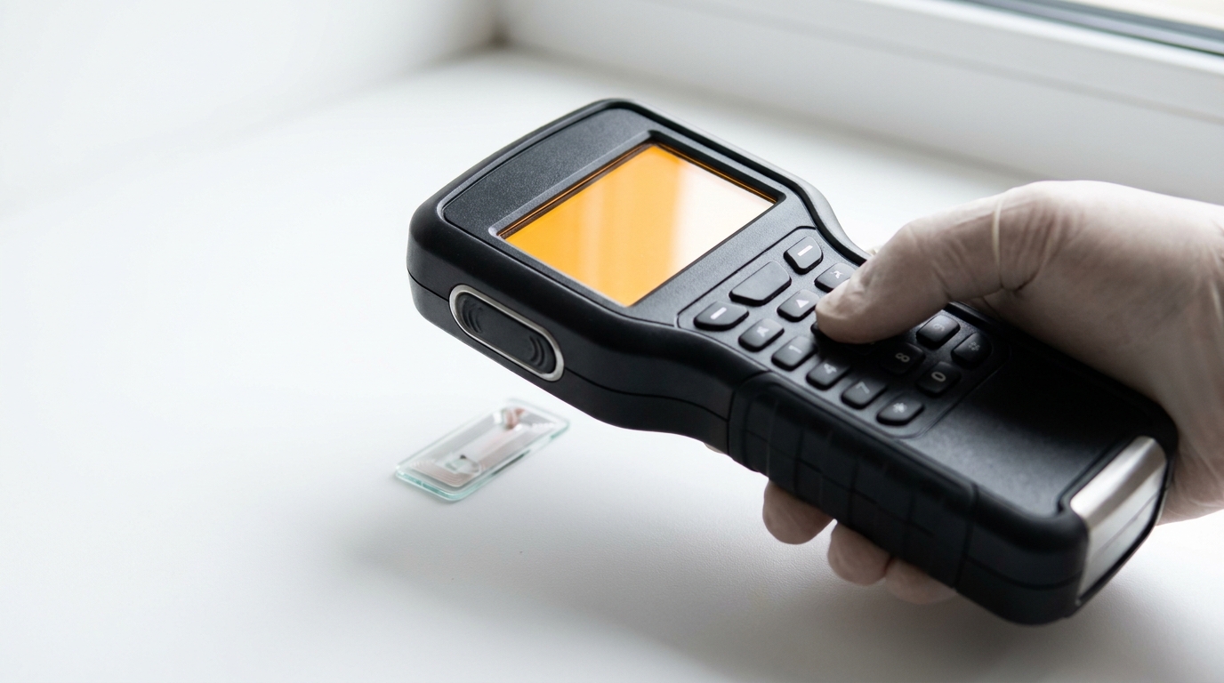 Máy đọc Microchip RFID 134.2Khz cho vật nuôi (Animal Microchip Reader)
