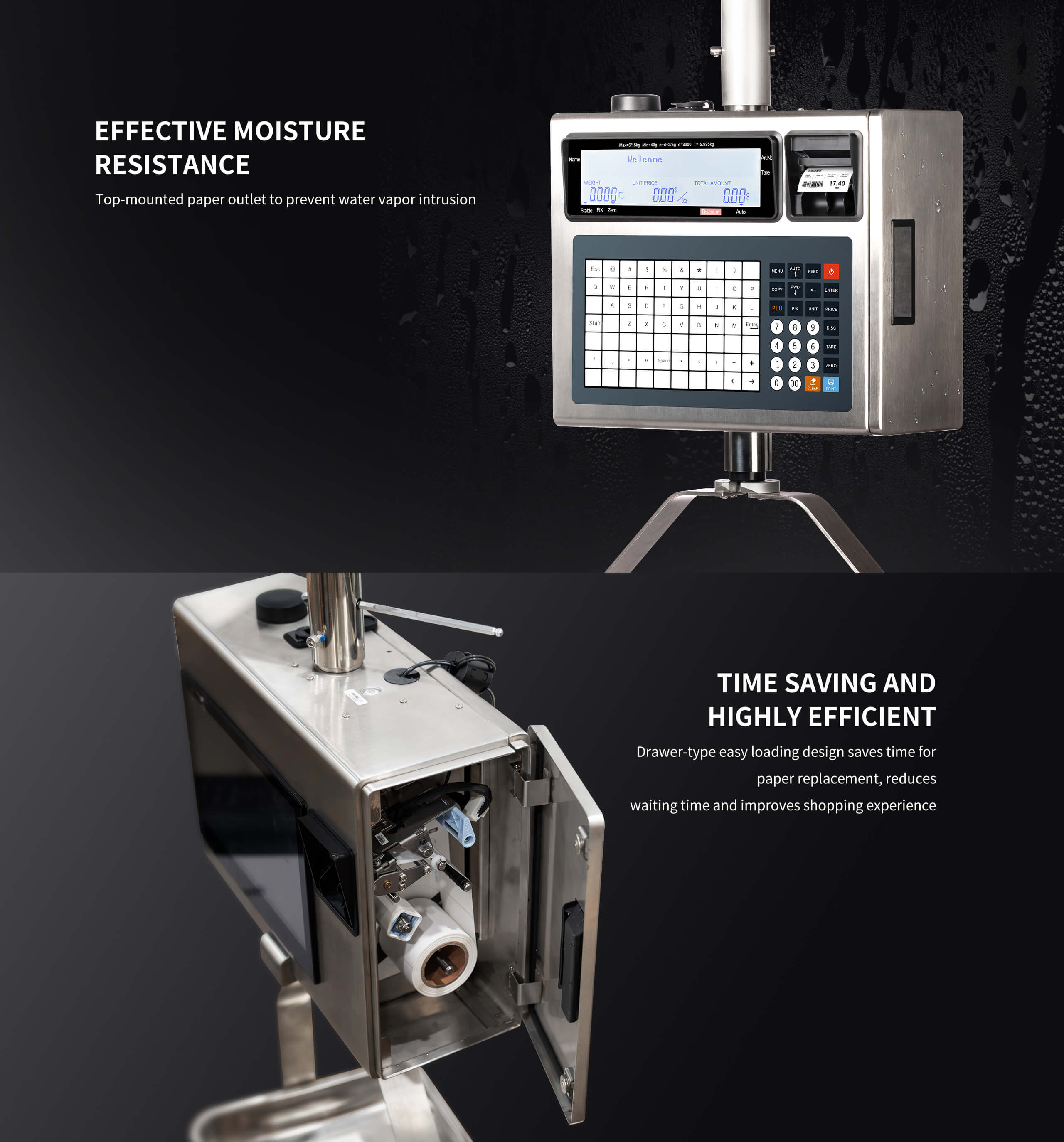 Cân in tem treo HPRT C-H1 Series 6