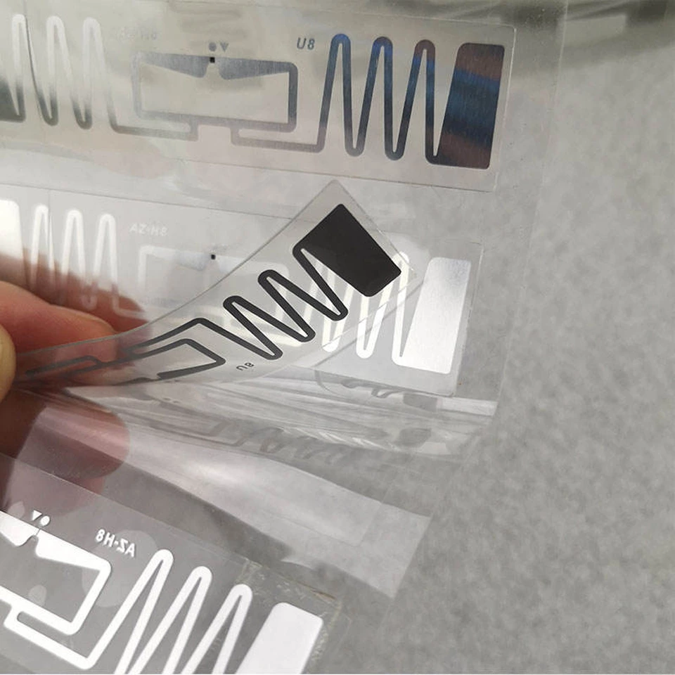 UHF RFID Wet Inlay ISO 18000-6C 860-960MHz 읽기 거리 1-7m - 이미지 1