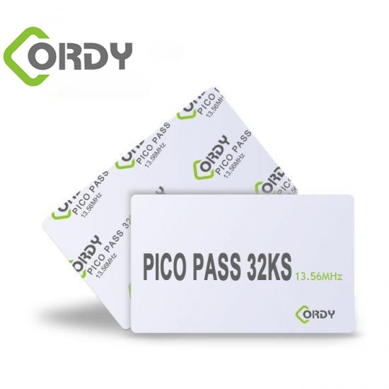 RFID Card 13.56MHz PicoPass 32KS ISO 14443B/ISO 15693 blank white - image 2