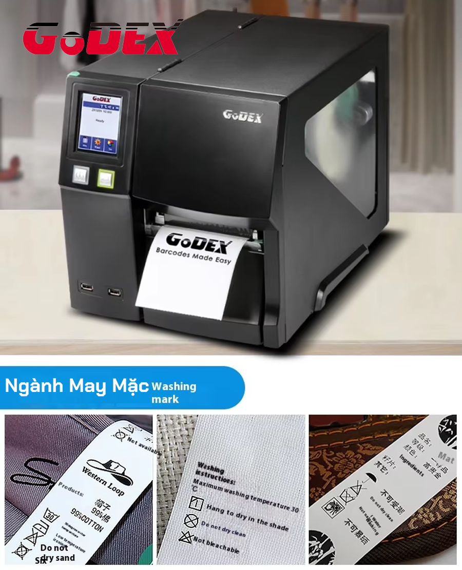 Máy in mã vạch công nghiệp GoDEX ZX1200Xi PRO