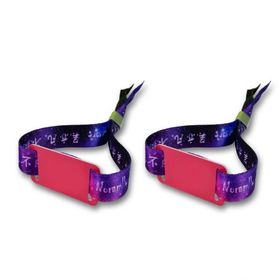 ISO14443A MIFARE Ultralight C RFID 编织腕带 适用于活动