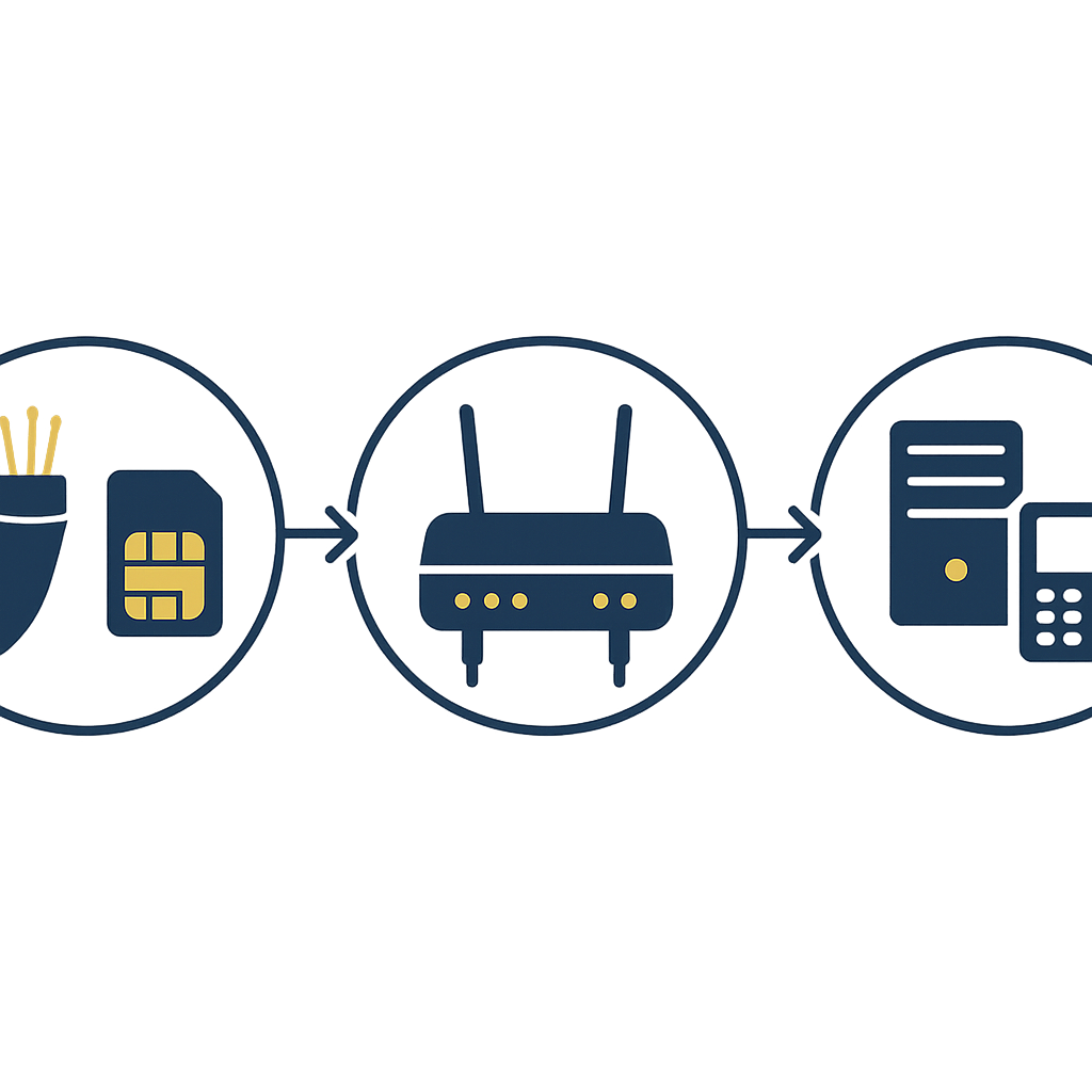 Router 2 đường truyền cáp quang + 4G hoạt động thế nào?