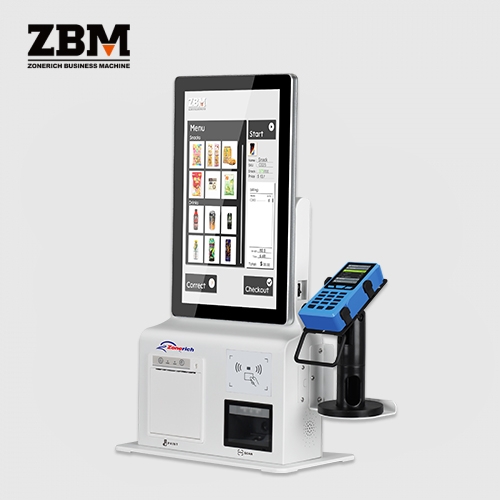 Kiosk tự phục vụ máy POS cảm ứng Zonerich ZQ-DK2200 15.6 inch (Hệ điều hành X86/Android)