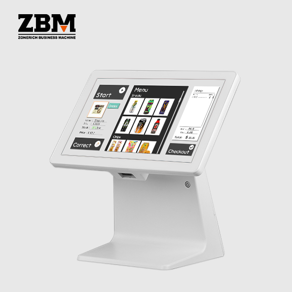 Zonerich ZQ-A1012 POS 단말기 10.1인치 가로형 디스플레이, Android OS 4