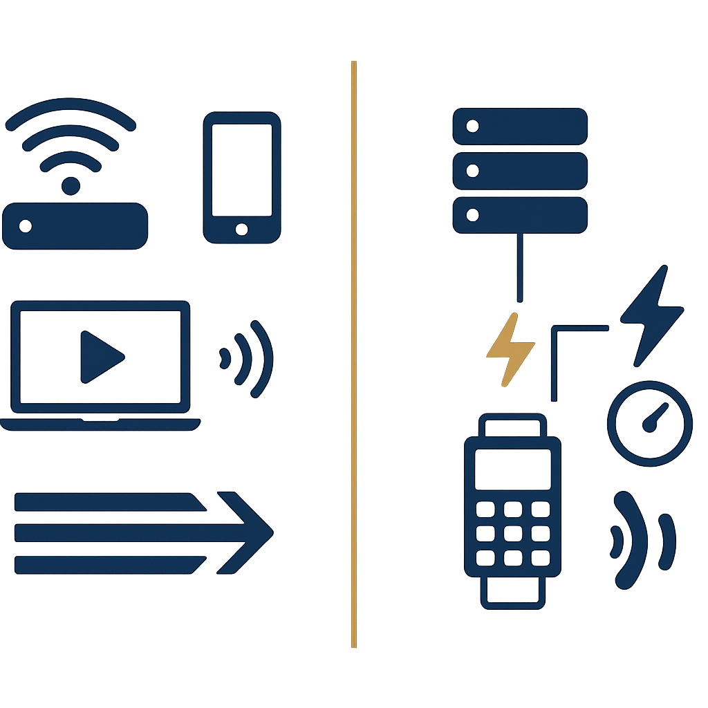 Vì sao phải tách wifi khách khỏi mạng máy POS?